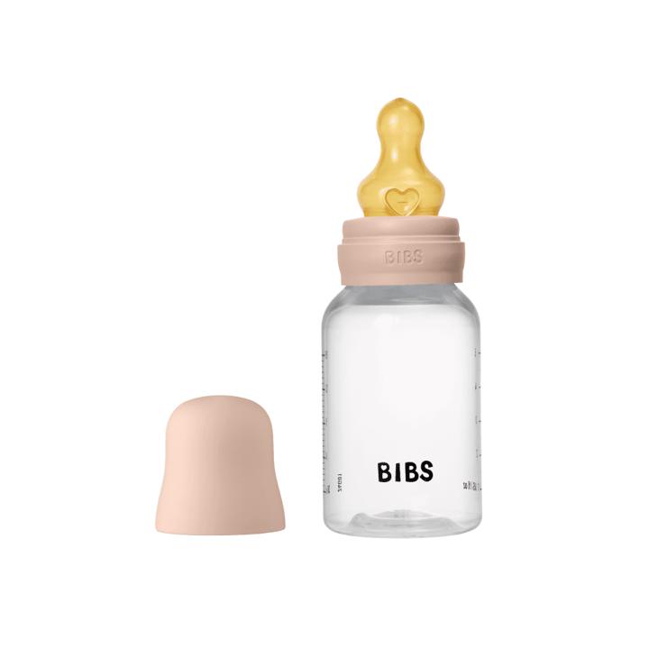 Nappflaska Baby Latex 1-pack 150ml Slow Flow - Blush BIBS