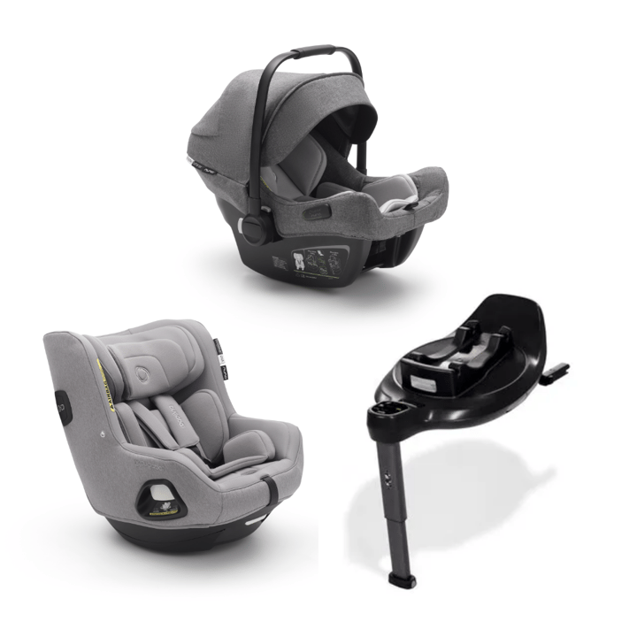 Babyskydd Turtle Air by Nuna + Owl by Nuna + Bas 360 Bugaboo
