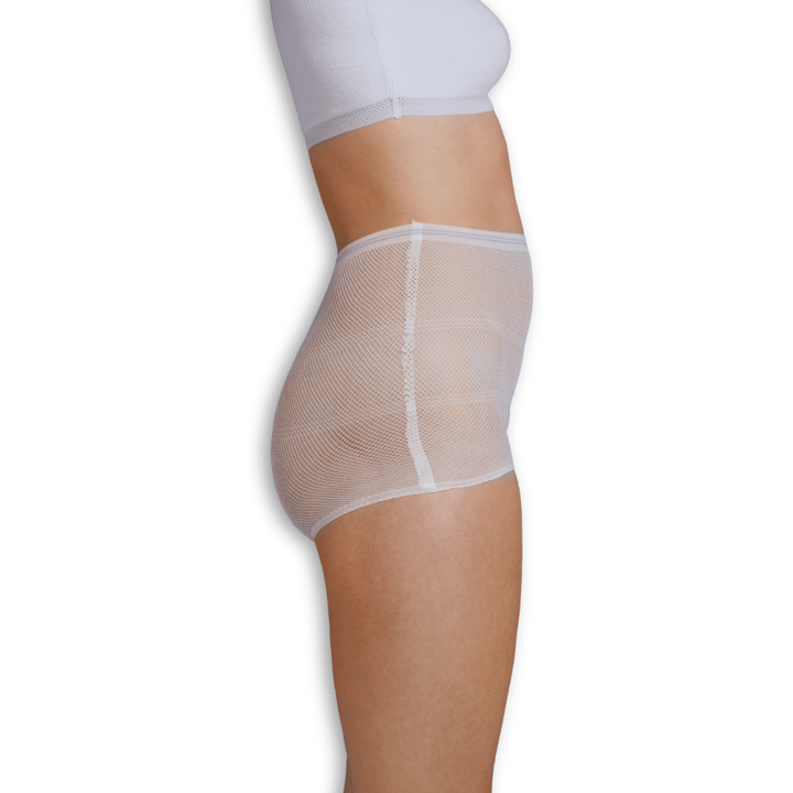 Sjukhustrosor 4-Pack - Vit Carriwell
