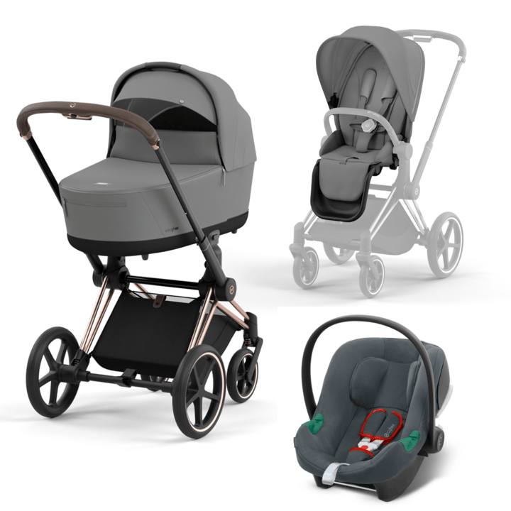 Priam Duovagn + Aton B2 Cybex