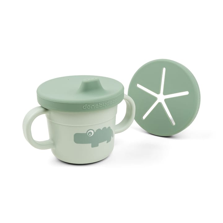 Snack- & Pipmugg - Croco Green Done By Deer