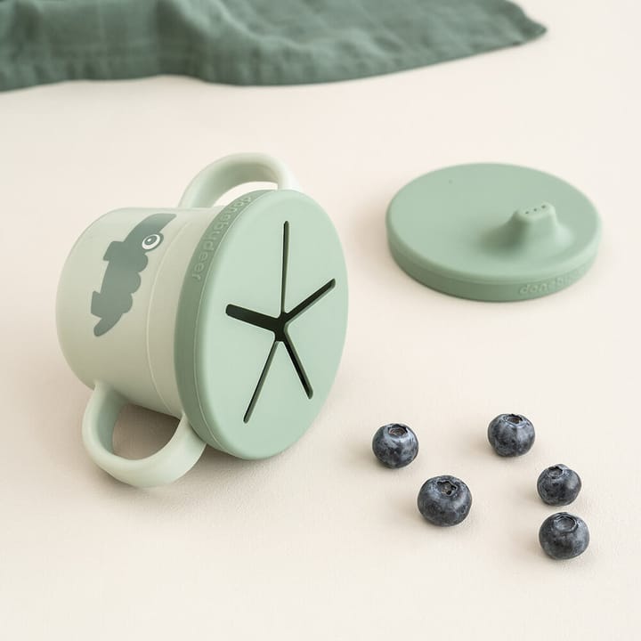 Snack- & Pipmugg - Croco Green Done By Deer