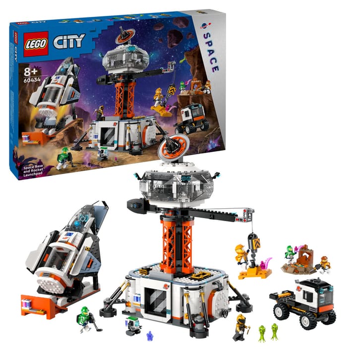 Rymdbas och Raketuppskjutningsramp LEGO