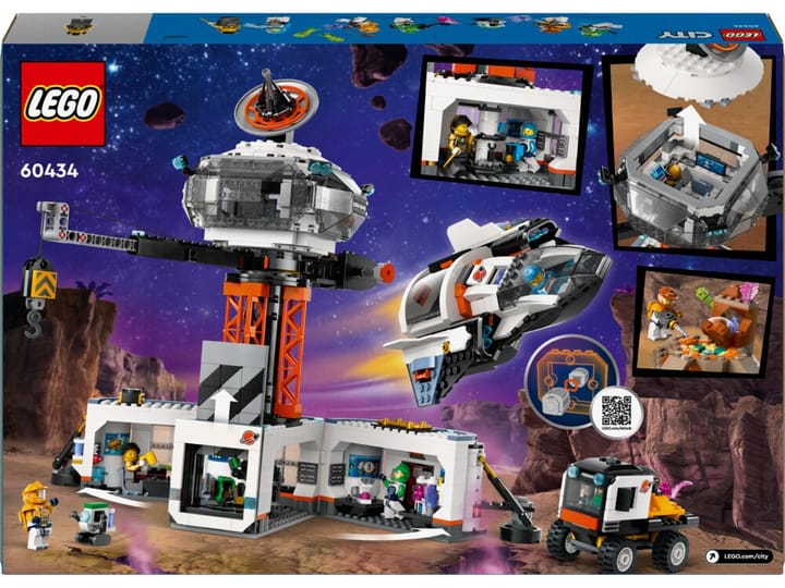 Rymdbas och Raketuppskjutningsramp LEGO
