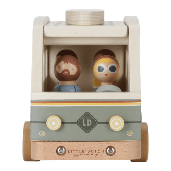 Retro Bil - Grön Little Dutch