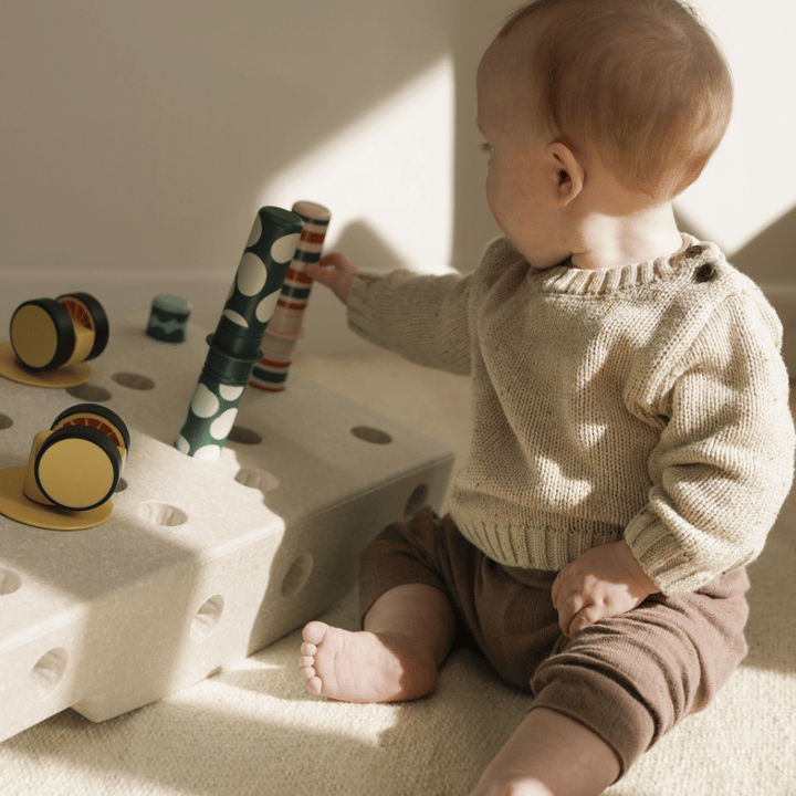 Aktivitetset Baby - Sand Grey/Honey Yellow MODU