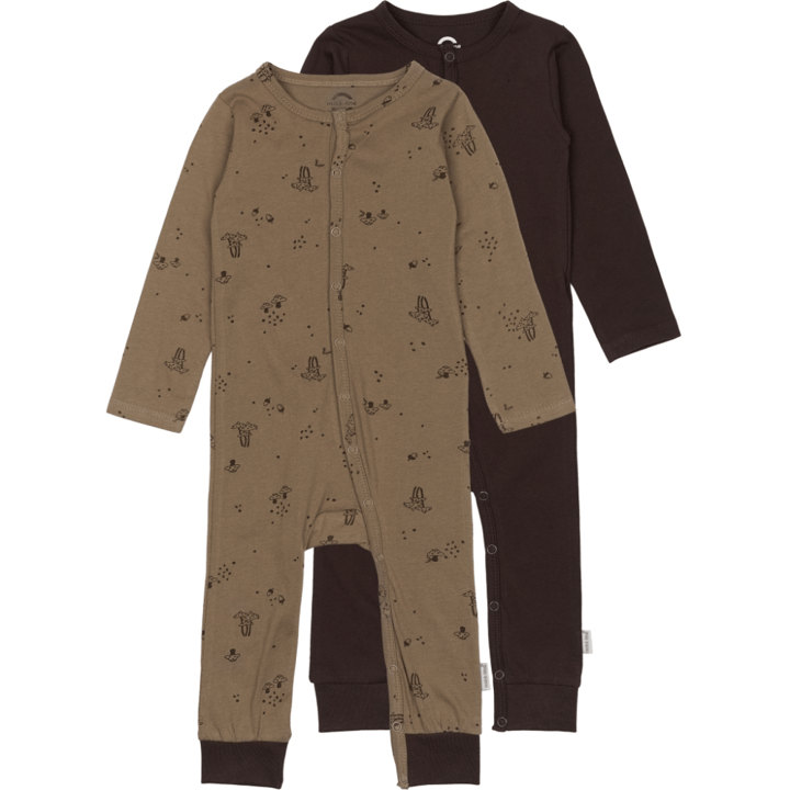 2-Pack Pyjamas - Chocolate MIKK-LINE