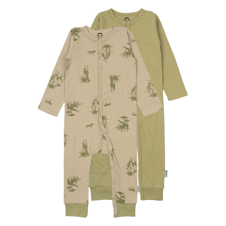 2-Pack Pyjamas - Gray Green MIKK-LINE