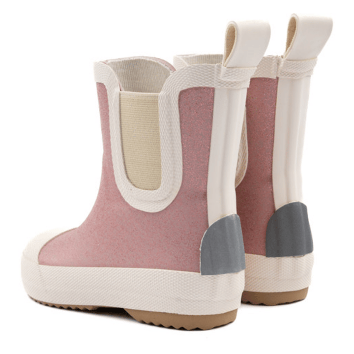 Kort Gummistövel Glitter - Barefoot - Woodrose MIKK-LINE
