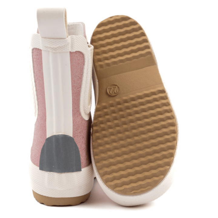 Kort Gummistövel Glitter - Barefoot - Woodrose MIKK-LINE
