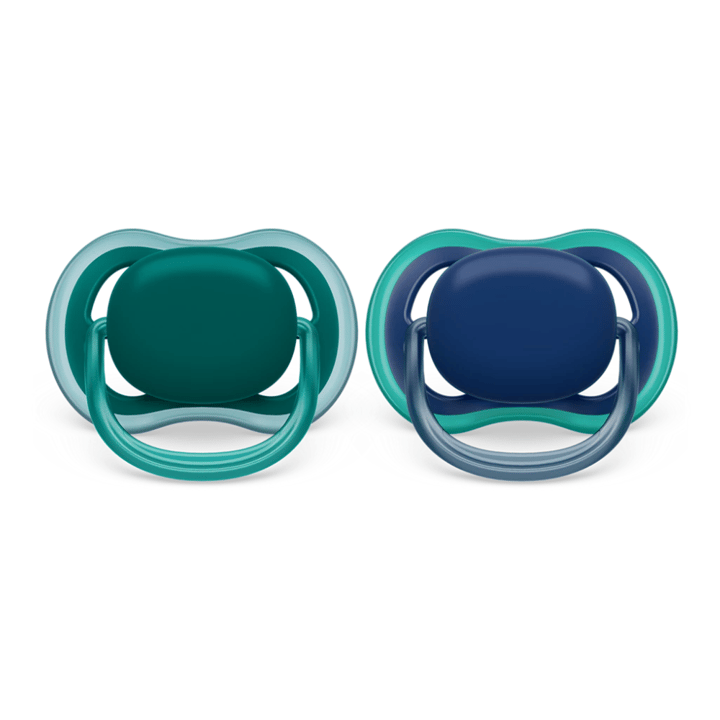 Napp Ultra Air 2-pack 6-18 m - Neutral Grön/Blå Philips Avent