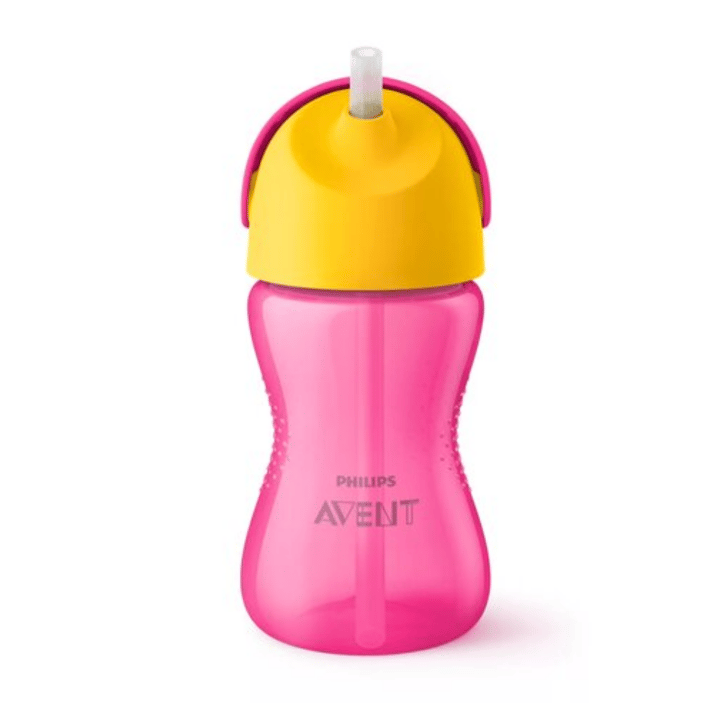 Sugrörsmugg 300 ml - Rosa Philips Avent