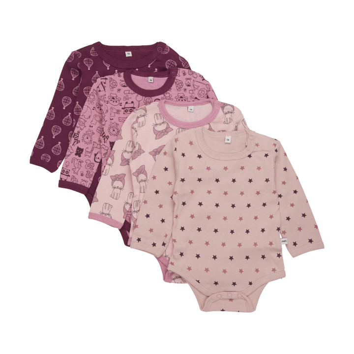 Långärmad Body 4-pack - Lilac