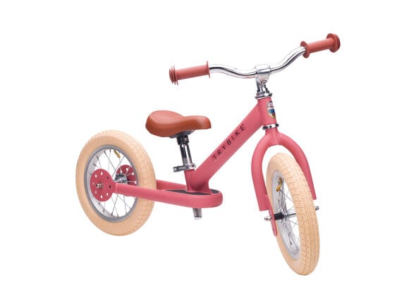 Springcykel 2 Hjul - Vintage Rose Trybike