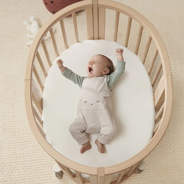 Sleepi V3 Mini Spjälsäng - Natural Stokke