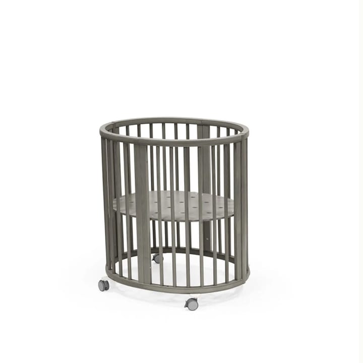 Sleepi V3 Mini Spjälsäng - Hazy Grey Stokke