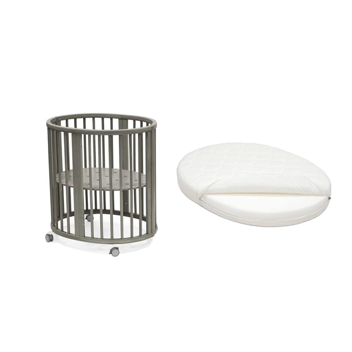 V3 Sleepi Mini Spjälsäng Med Madrass Stokke