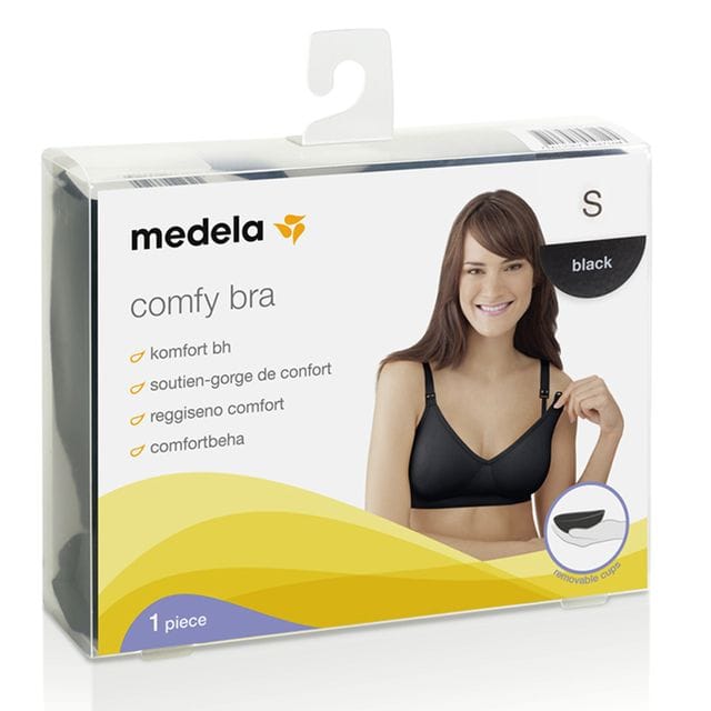 Comfy Amnings-Bh Svart Medela
