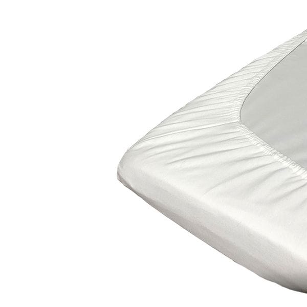 Dra på lakan jersey spjälsäng eko - Vit Mini Dreams