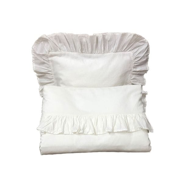 Påslakan Volang spjälsäng - Vit Mini Dreams