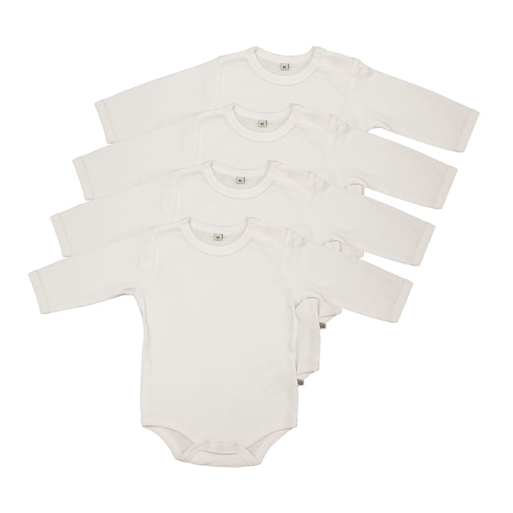 Långärmad Body 4-pack - White
