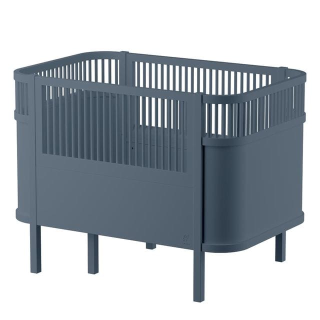 Växasäng 2 i 1 Baby & Juniorsäng - Lake Blue Sebra
